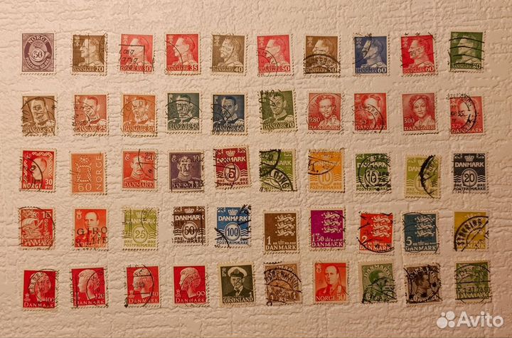 Почтовые марки Скандинавии