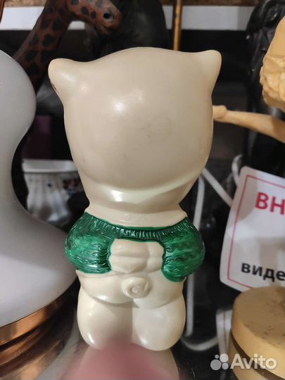 Поросенок погремушка целлулоид СССР