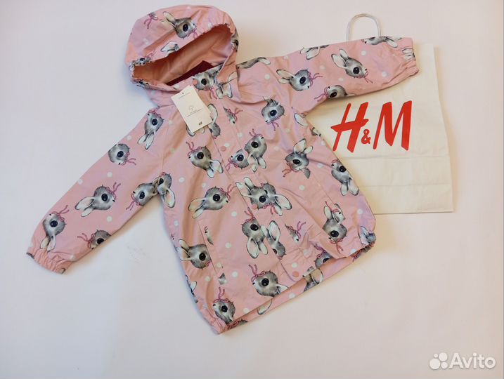 Куртка для девочки hm новая 110-116 3 в 1