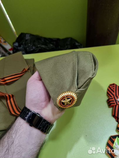 Пилотки георгиевская лента