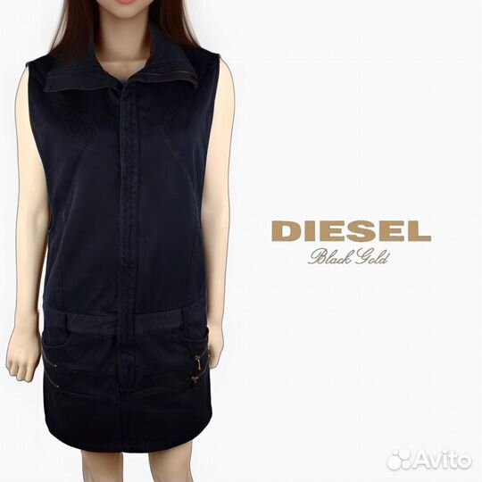 Diesel Black Gold джинсовый сарафан 42/44