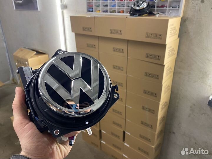 Камера заднего вида VW Polo (2020) динамика