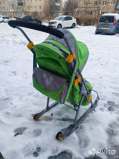 Коляска санки