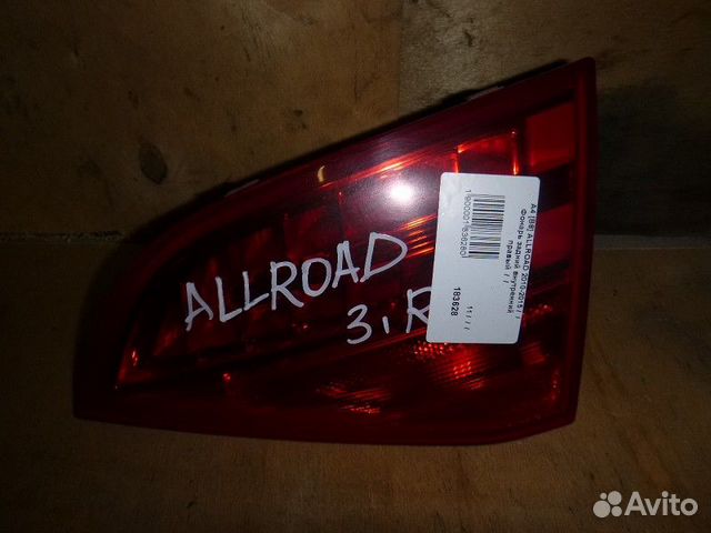 Фонарь задний внутренний правый audi A4 B8 allroad