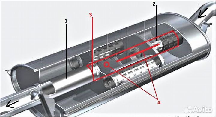 Chevrolet Niva Новый глушитель в Наличии