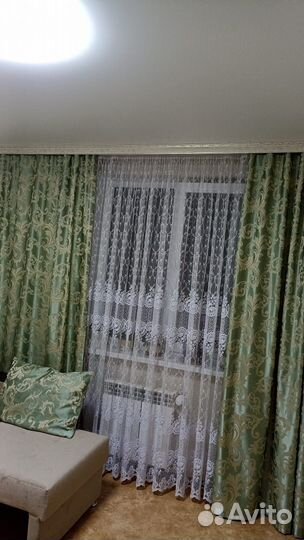 Комплект шторы и тюль и две наволочки