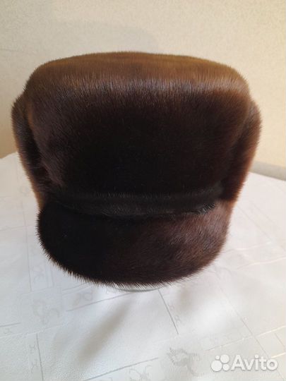 Мужская шапка - имитация, нерпа