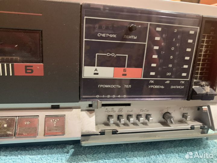 Усилитель, двухкассетный магнитофон