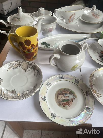 Посуда - тарелки, блюдца, чашки итд