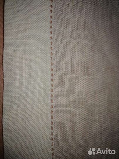 Скатерть льняная с 12 салфетками праздничная