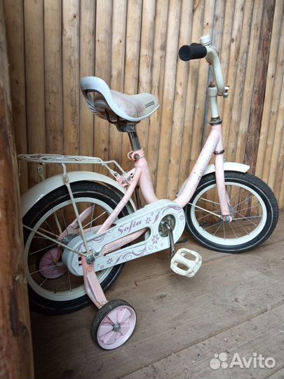 Детский велосипед 14 дюймов для девочки