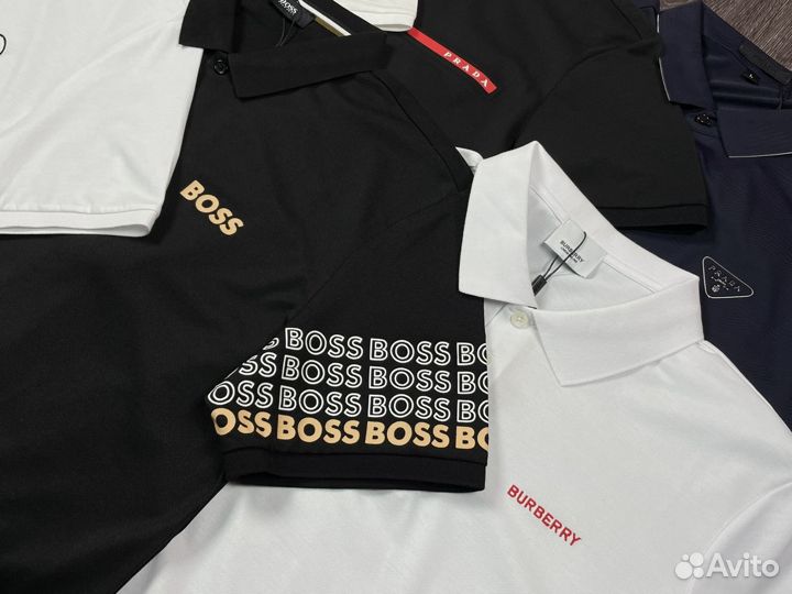 Мужское поло hugo boss