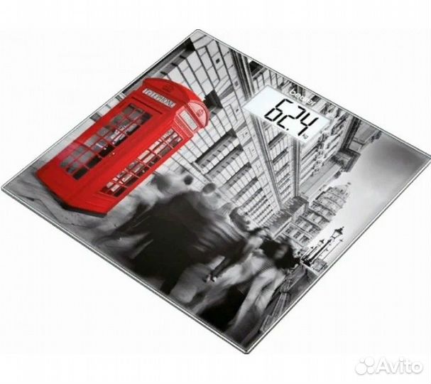 Весы напольные электронные Beurer GS203 London мак