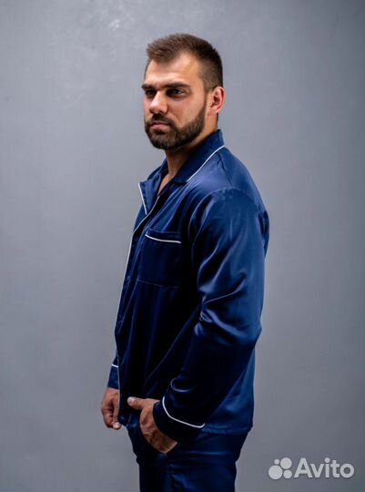 Пижама мужская шелковая