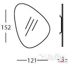 217690 Зеркало Tonin Casa Stone T/7529