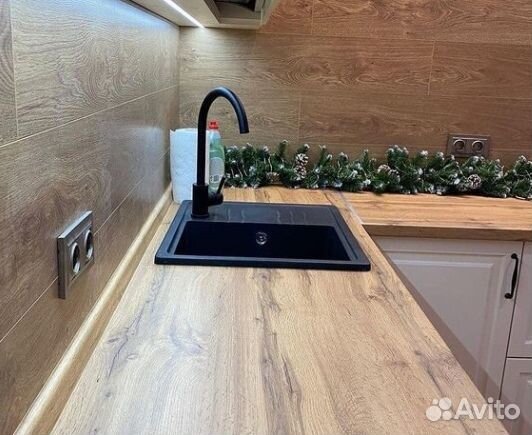 Кухня угловая белая эмаль