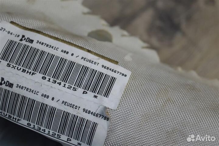 Шторка безопасности правая peugeot 3008