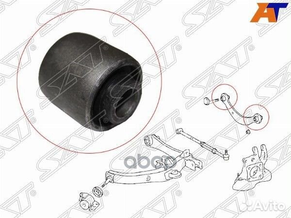 Сайлентблок задней верхней поперечной тяги toyo