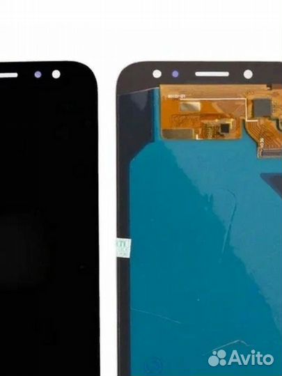 Дисплей Samsung Galaxy J7 2017+тач чёрный oled