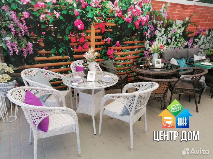Садовая мебель из ротанга