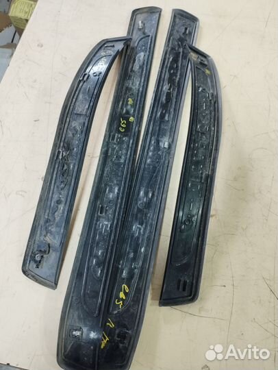 Накладки порогов внутренние bмw 7 Е65 бмв 7 Е65