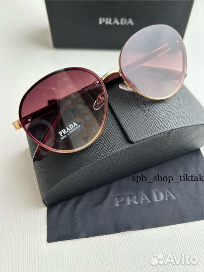 Очки Prada brown женские