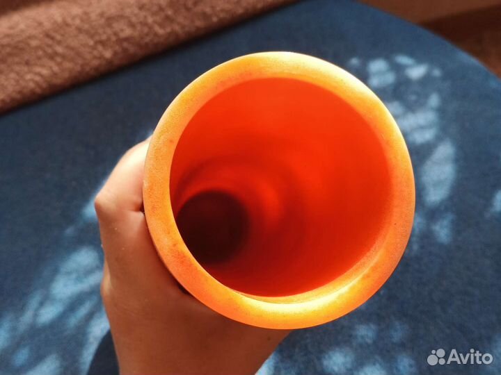 Ваза из цветного стекла СССР