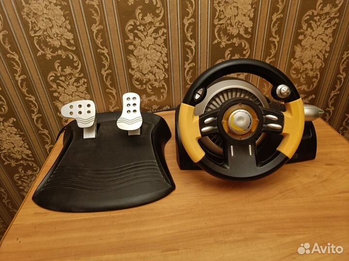 Игровой руль genius speed wheel 3