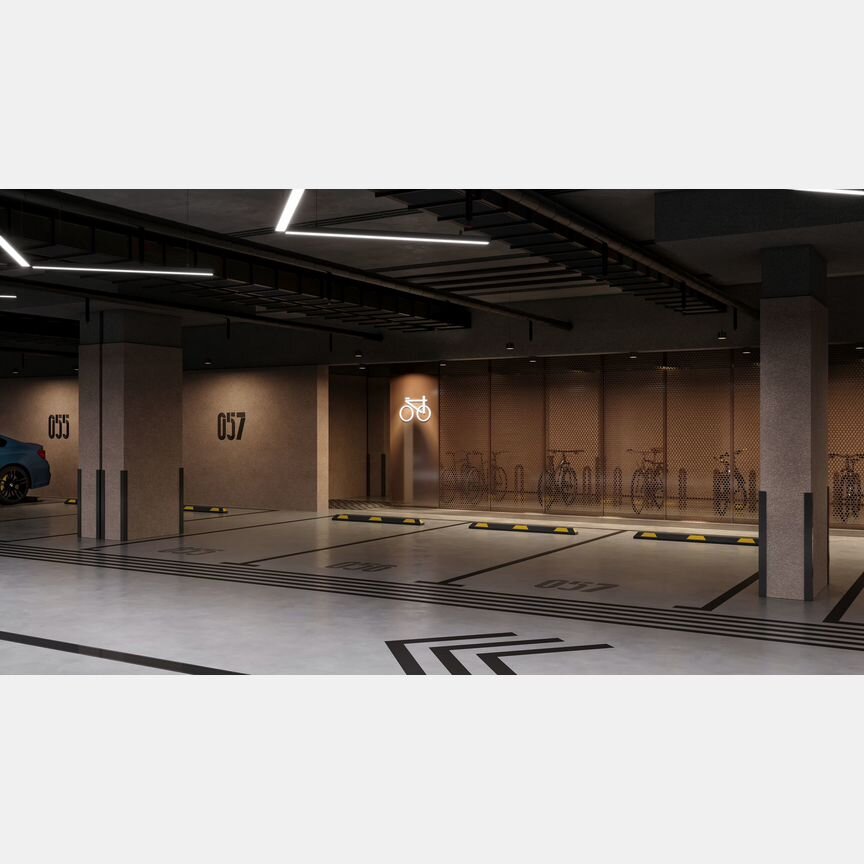 2-к. квартира, 61 м², 8/44 эт.