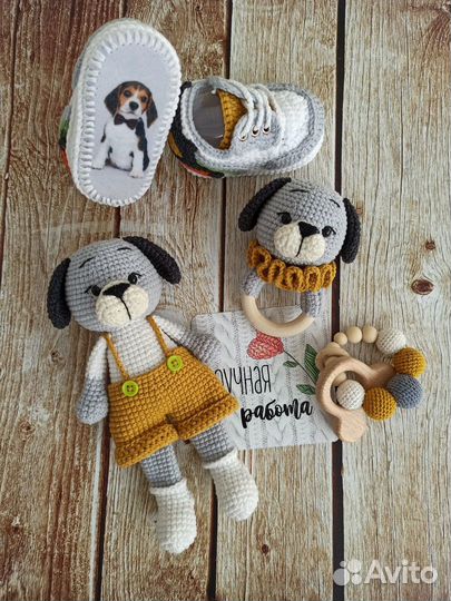 Вязаные наборы для новорожденных