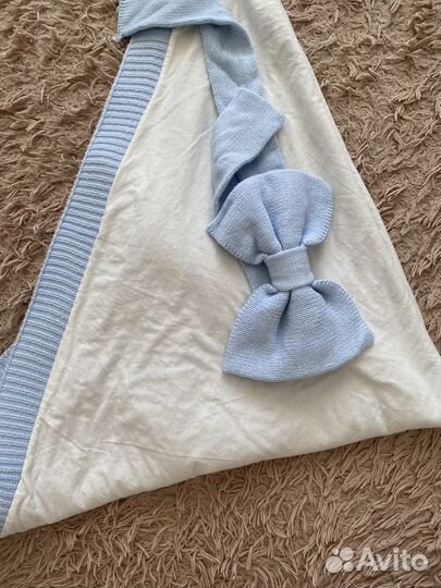 Конверт с бантом на выписку весна лето