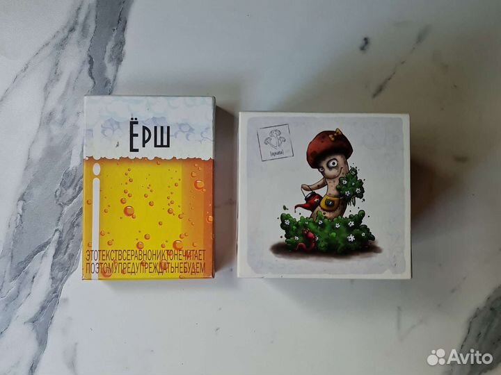 Веселые настольные игры Ерш и Опята настолки