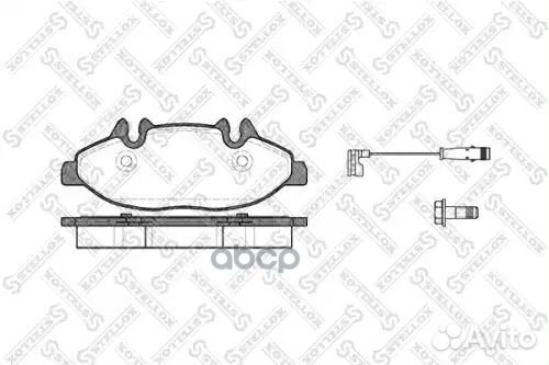 1120 002-SX 1109 02 колодки дисковые п MB Viano
