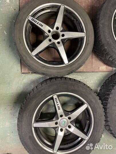 Литые диски с зимней резиной R16 5-105