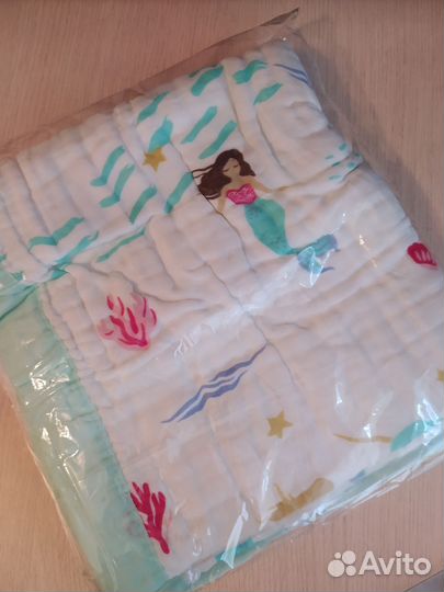 Муслиновое одеяло для новорожденных