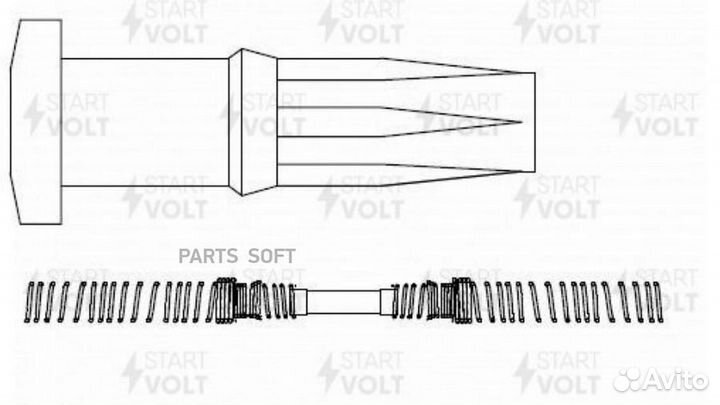 Startvolt STC0864 Наконечник катушки зажигания для