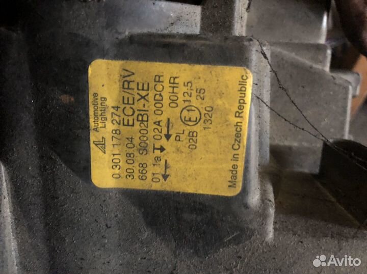 Фара Mercedes w220