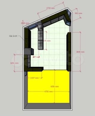 Помещение Свободного назначения, 20.5 м²