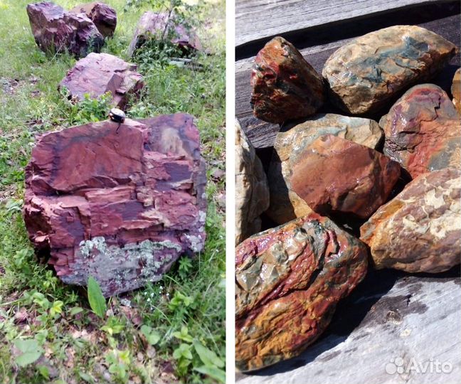 Плитняк, природный камень, крошка