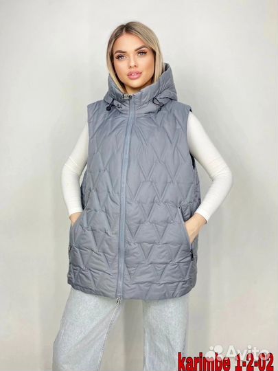 Жилетка женская большой размер66/76