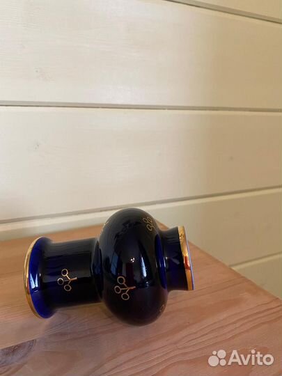 Вазочка cccp лфз конец 1970-х, Кобальт