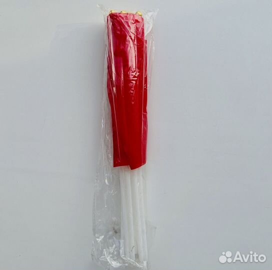 Набор флагов России с гербом 14х21см 12шт