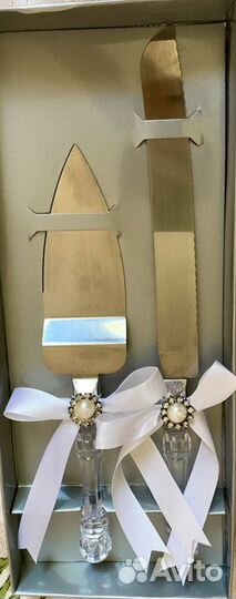 Нож и лопаточка для торта