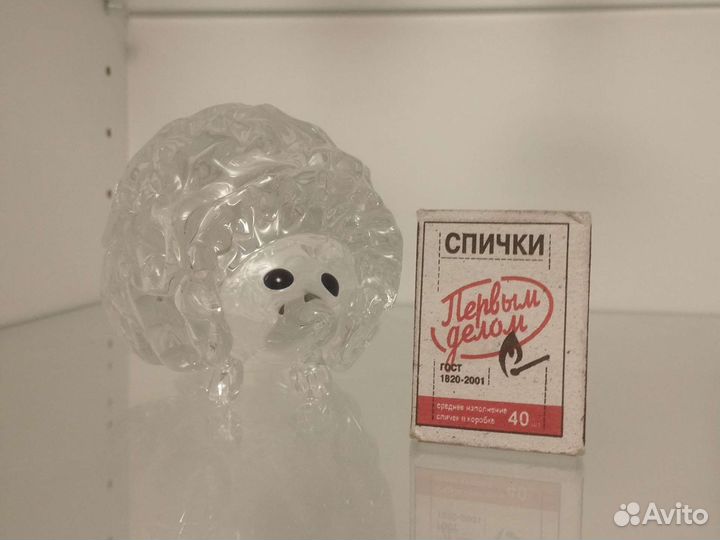 Фигурка Ежа хрусталь