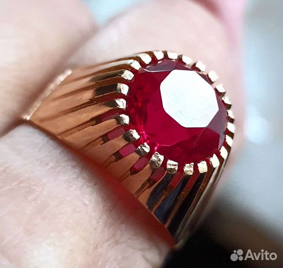 Винтаж. Золотое кольцо с советской пломбой (СССР)