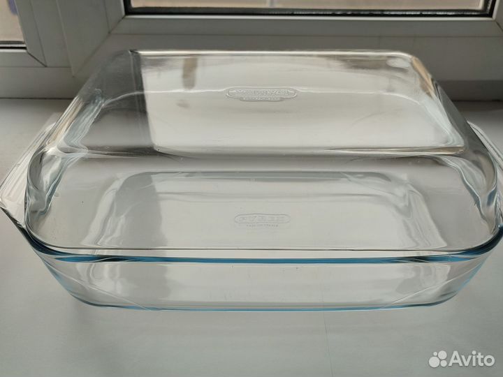 Чаша для запекания стеклянная 35*23*5