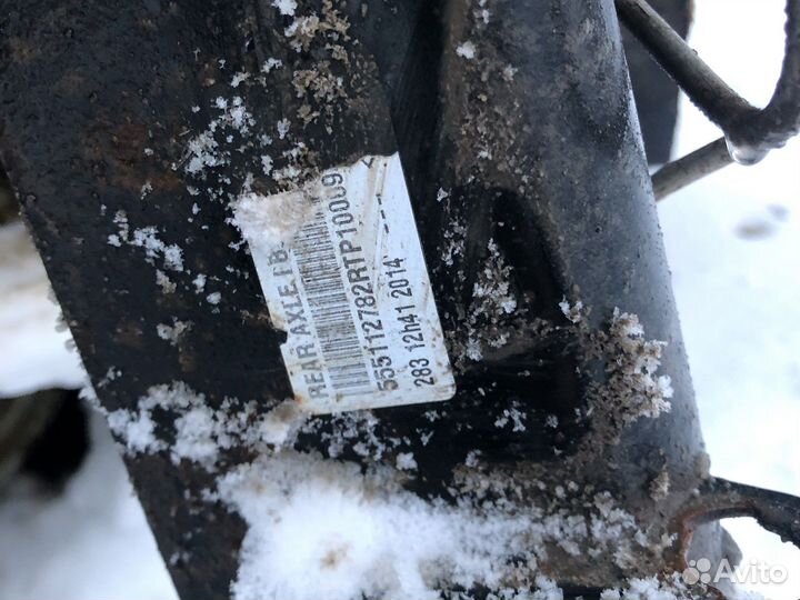 Балка задняя на renault logan 2