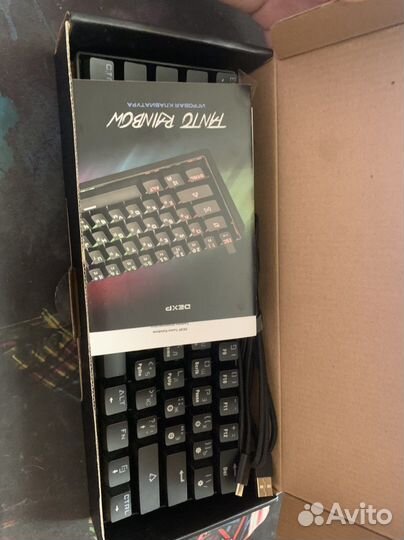 Игровая клавиатура dexp tanto rainbow