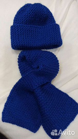 Комплект шапка и шарф