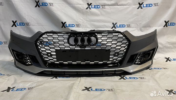 Бампер передний в сборе audi A5 B9 в стиле RS5